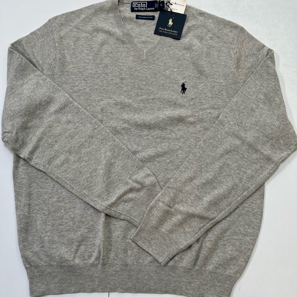 Polo Ralph Lauren Cotton V-Neck Sweater